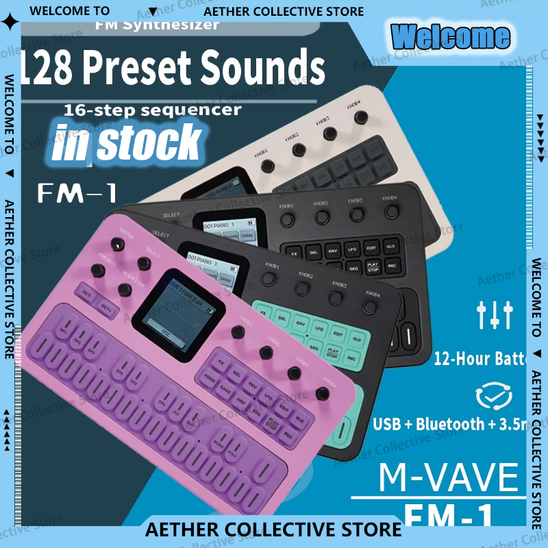 M-VAVE FM1 Pocket FM Synthesiz - Midi Controller Pad ulasan dan harga