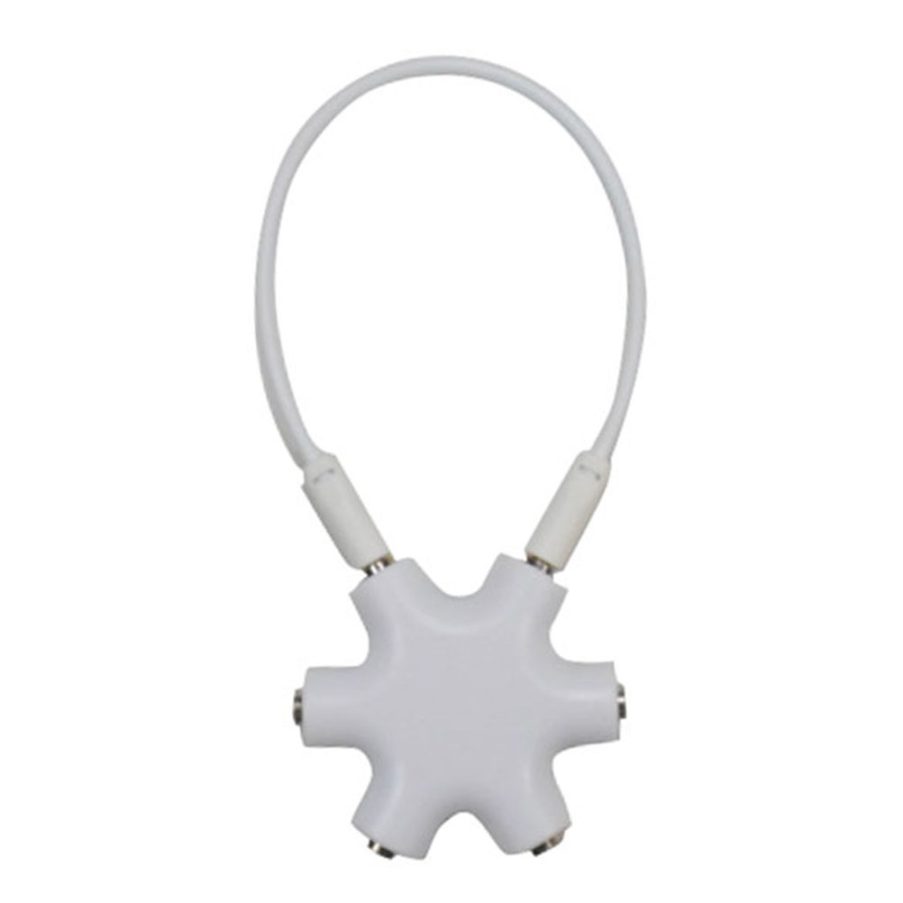 6 Port 3.5mm Snow Shape Earpho - Audio Music Dj ulasan dan harga