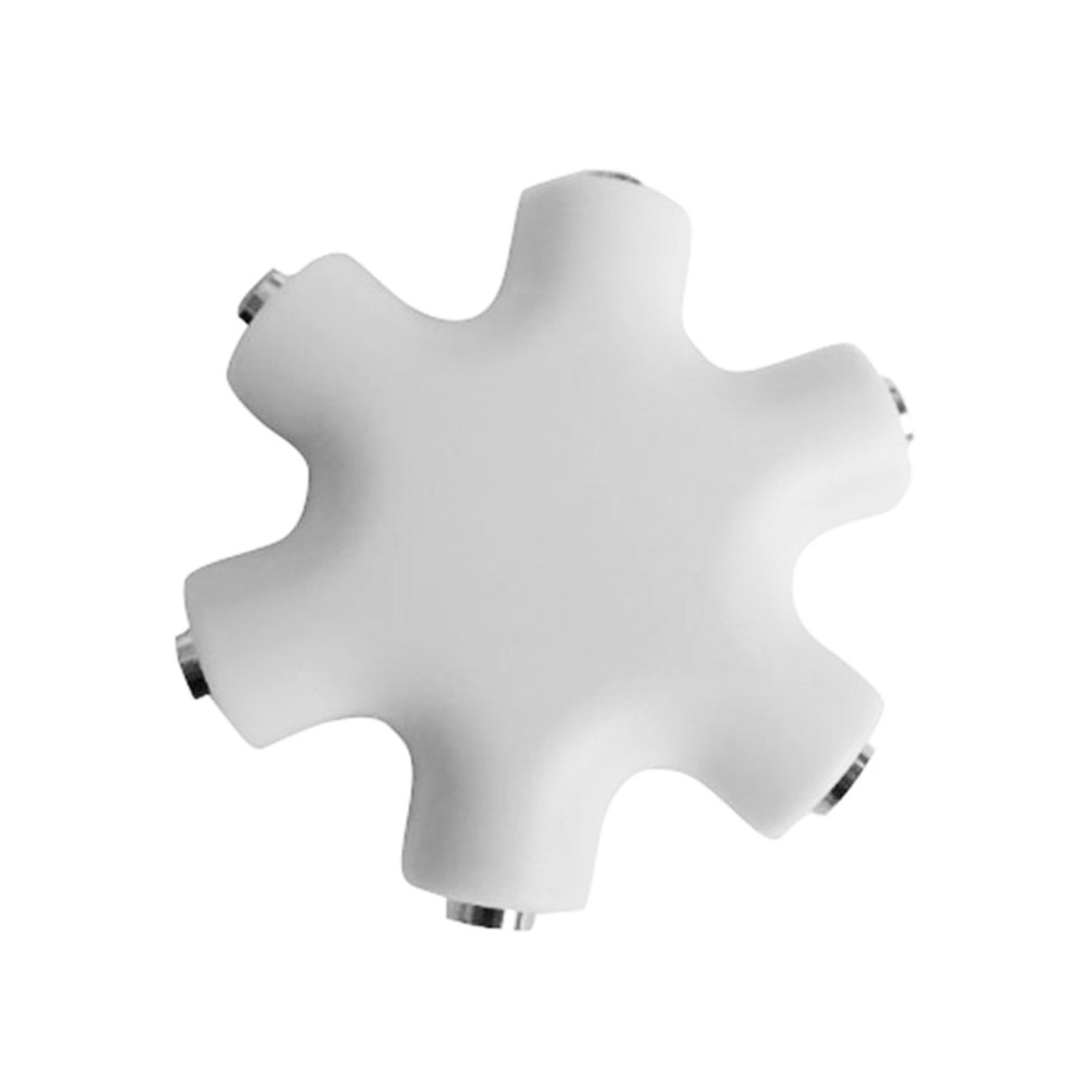 6 Port 3.5mm Snow Shape Earpho - Audio Music Dj ulasan dan harga
